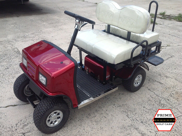 Maroon Cricket SX3 Mini Mobility Golf Cart affordable golf cart rental, golf cart rent miami