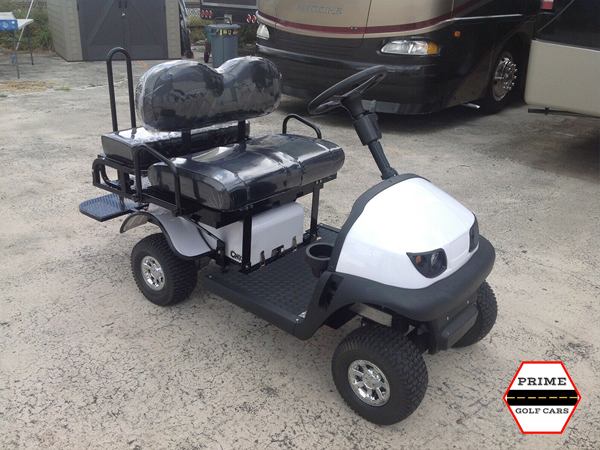 White Cricket RX5 Golf Cart affordable golf cart rental, golf cart rent miami